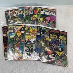 Doctor Strange Comic Book lot Marvel Boarded/Bagged